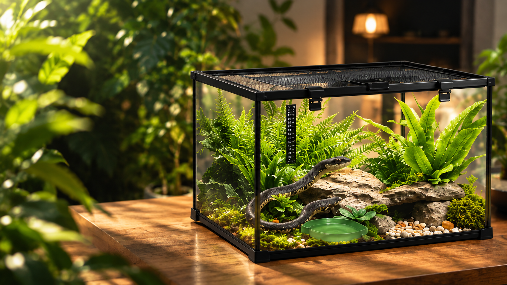 Terrarium en verre
